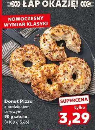 Donut pizza z nadzieniem serowym