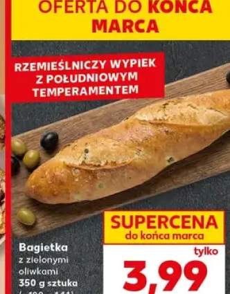 Bagietka z zielonymi oliwkami