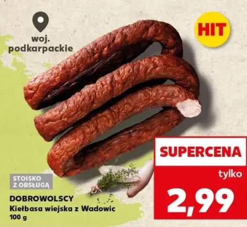 Kiełbasa wiejska z Wadowic