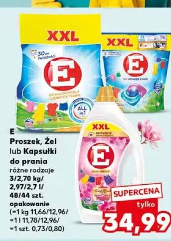 Proszek, żel lub kapsułki do prania różne rodzaje