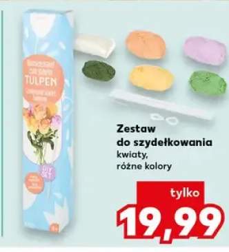 Zestaw do szydełkowania kwiaty, różne kolory