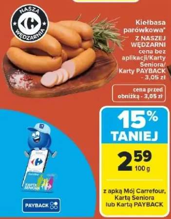 kiełbasa parówkowa