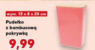 Pudełko z bambusową pokrywką