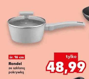 Rondel ze szklaną pokrywką