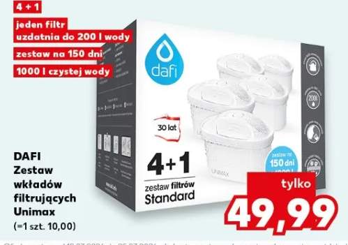 Zestaw wkładów filtrujących Unimax