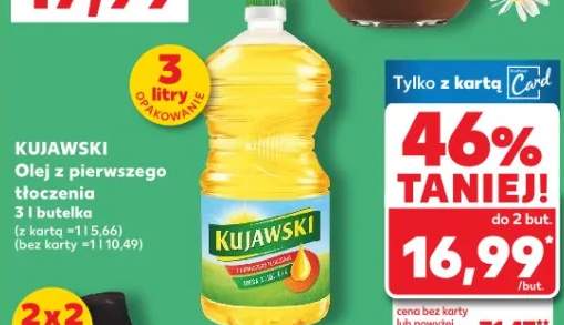 Olej z pierwszego tłoczenia 3 l 