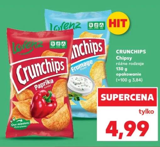 Chipsy Crunchips fromage