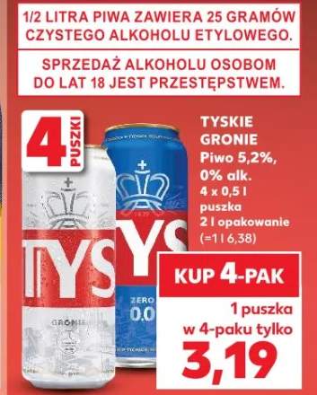 Piwo Tyskie Gronie