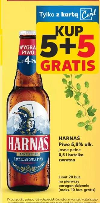 Piwo 5,8% alk. jasne pełne zwrotna