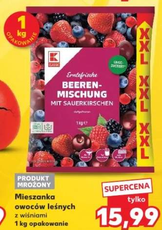 Mieszanka owoców leśnych z wiśniami