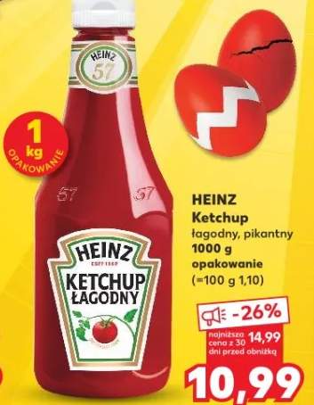 Ketchup łagodny, pikantny