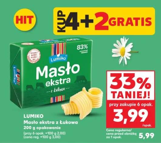 Masło ekstra z Łukowa