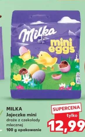 Jajeczka mini draże z czekolady mlecznej