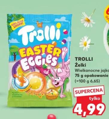 Żelki wielkanocne jajka 75g opakowanie