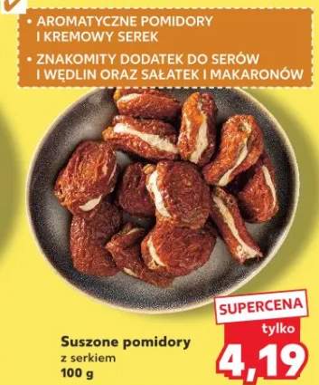 Pomidory suszone z serkiem