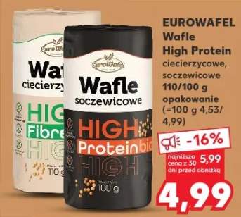 Wafle High Protein ciasteczkowe, soczewicowe
