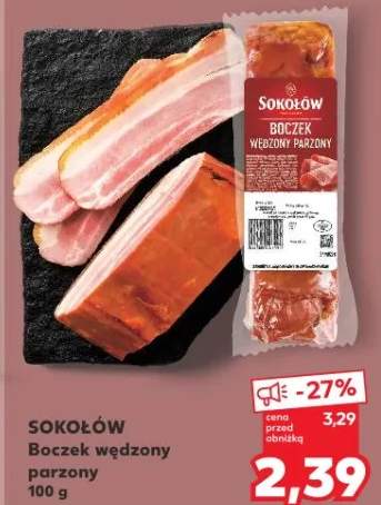 Boczek wędzony parzony