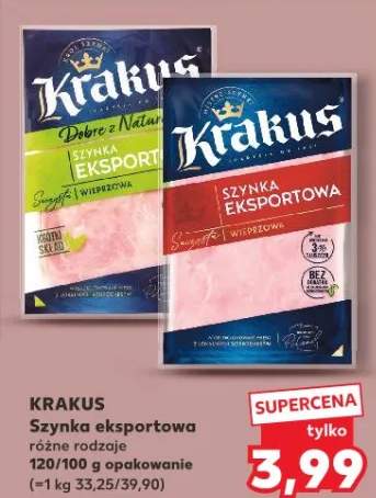 Szynka eksportowa różne rodzaje