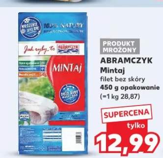 Mintaj filet bez skóry