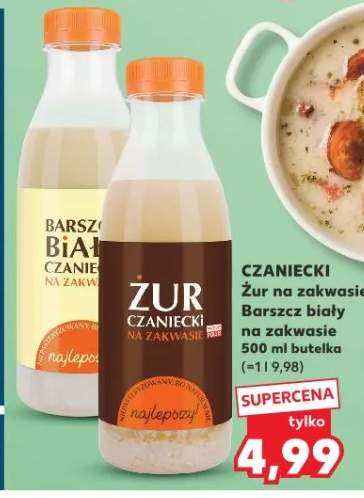 Żur na zakwasie, Barszcz biały na zakwasie