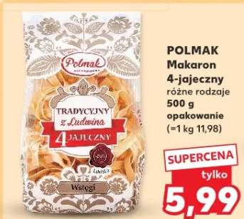 Makaron 4-jajeczny różne rodzaje opakowanie