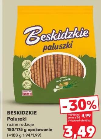 Paluszki różne rodzaje