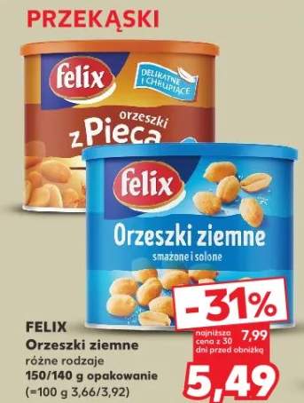 Orzeszki ziemne różne rodzaje