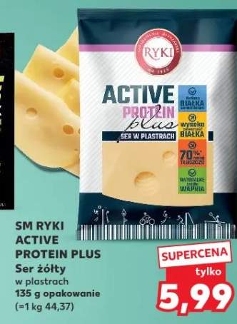 Ser żółty w plastrach