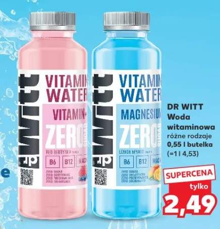 Woda witaminowa różne rodzaje