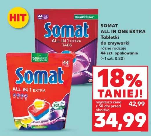 Tabletki do zmywarki All In One Extra