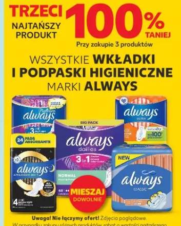 Wkładki i podpaski higieniczne