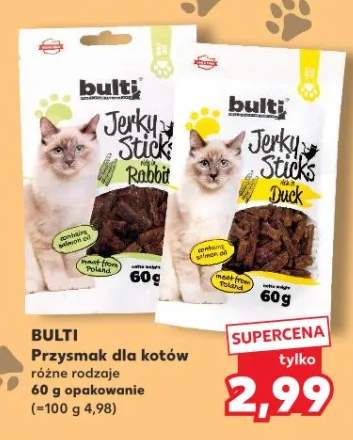 Przysmak dla kotów różne rodzaje