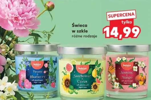 Świeca w szkle różne rodzaje