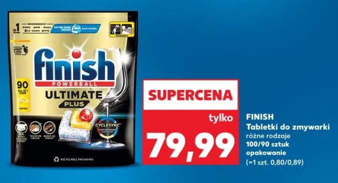 Tabletki do zmywarki Ultimate Plus różne rodzaje 90szt