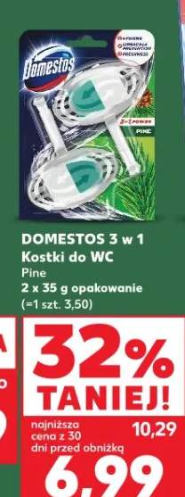 Kostki do WC 3 w 1 Pine 2x35g opakowanie