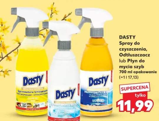 Spray do czyszczenia, Odtłuszczacz lub Płyn do mycia szyb