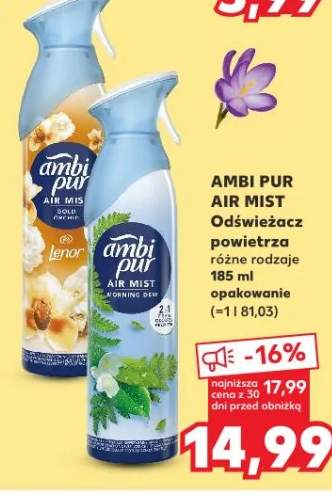 AIR MIST Odświeżacz powietrza różne rodzaje