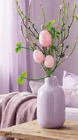 Gałązka dekoracyjna z jajeczkami różne kolory