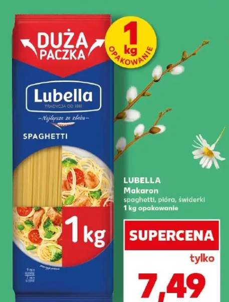 Makaron spaghetti, pióra, świderki