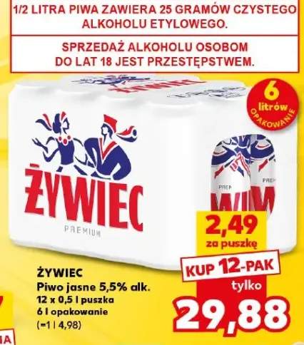 Piwo jasne 5,5% alk.