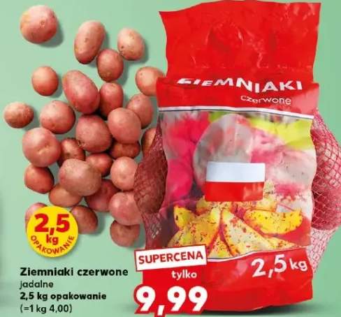 Ziemniaki czerwone jadalne