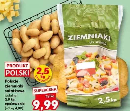 Ziemniaki polskie sałatkowe jadalne
