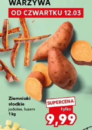 Ziemniaki słodkie jadalne, luzem