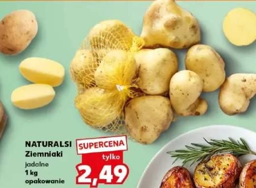 Ziemniaki naturalsi jadalne