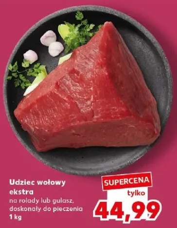 Udziec wołowy ekstra na rolady lub gulasz, doskonały do pieczenia