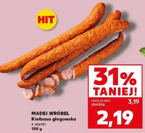 Kiełbasa głogowska z szynki