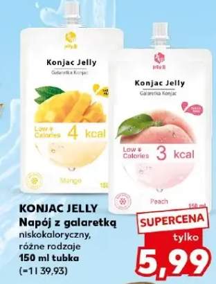 Napój z galaretką niskokaloryczny, różne rodzaje