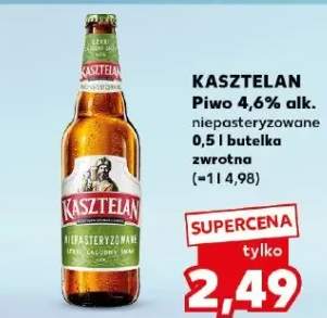 Piwo 4,6% alk. niepasteryzowane