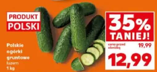 Polskie ogórki gruntowe luzem