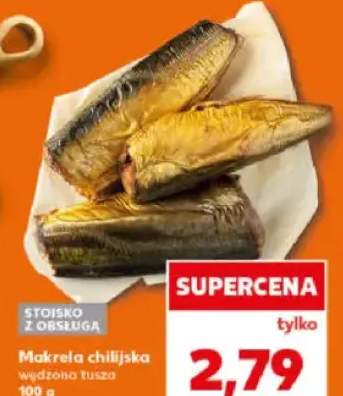 Makrela chłijska wędzona tusza